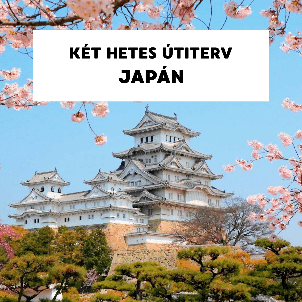 Két hetes útiterv – Japán